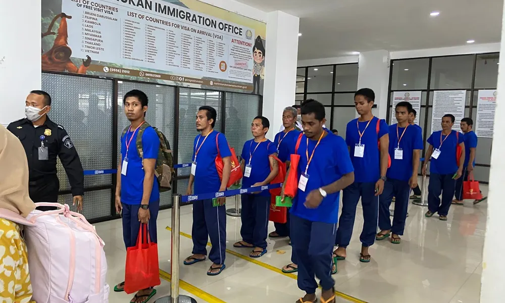 Awal 2026 Malaysia Deportasi Ratusan PMI Melalui Pelabuhan Tunon Taka Nunukan