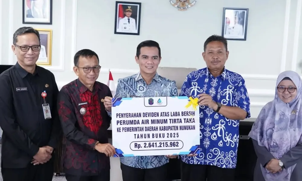 Dari Air untuk Daerah, Dividen Tembus Rp2,64 Miliar, Tirta Taka Sumbang PAD Nunukan Signifikan