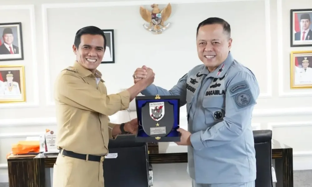 Kunjungan Bakamla RI ke Nunukan Bahas Strategi Pengamanan Laut, Bupati Mendukung Penuh