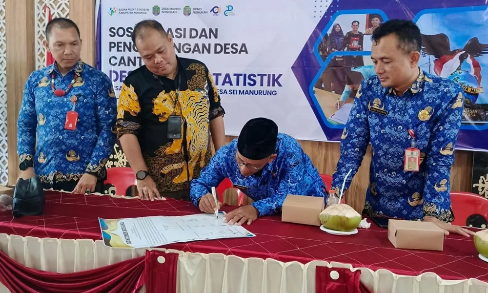 BPS Nunukan Canangkan Tiga Desa Cantik di Sebatik, Ini Tujuannya