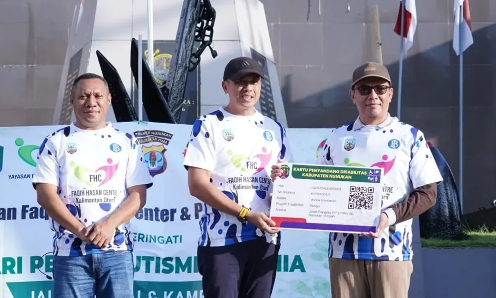 Jalan Santai dan Kartu Disabilitas Warnai Hari Peduli Autisme Sedunia 2026 di Nunukan