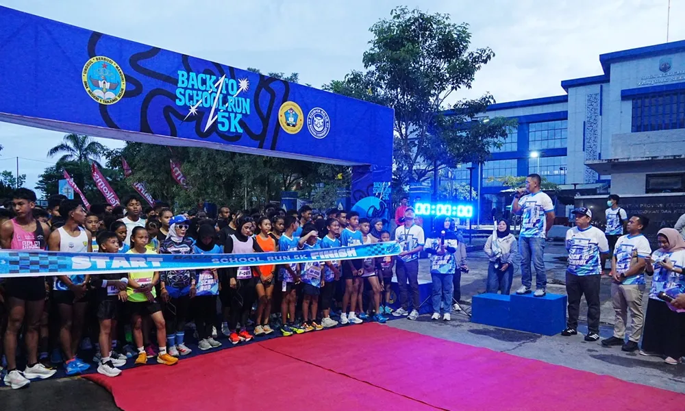 Sekprov Kaltara Dukung Event Back to School Run 5K, Dorong Kemajuan Olahraga