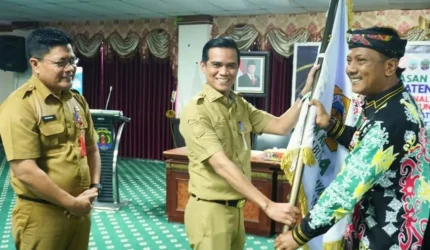 PENAS KTNA XVII, Bupati Nunukan Lepas 80 Delegasi ke Gorontalo