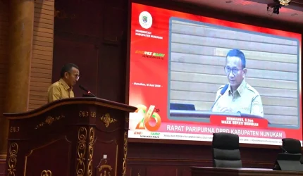Ranperda Lima Sektor Strategis Disampaikan dalam Paripurna DPRD Nunukan